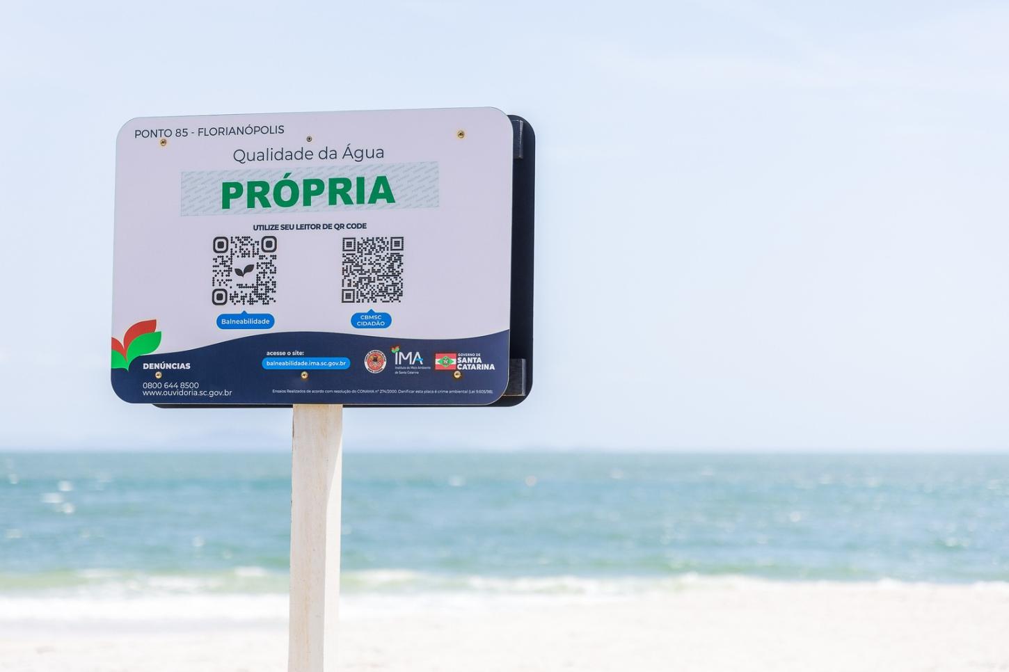 Balneário Camboriú tem dois pontos impróprios para banho: Pontal Norte e Lagoa de Taquaras