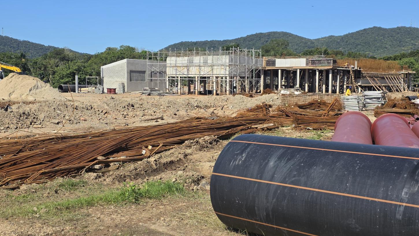 Emasa atualiza andamento das obras na Estação de Tratamento de Esgoto do Nova Esperança