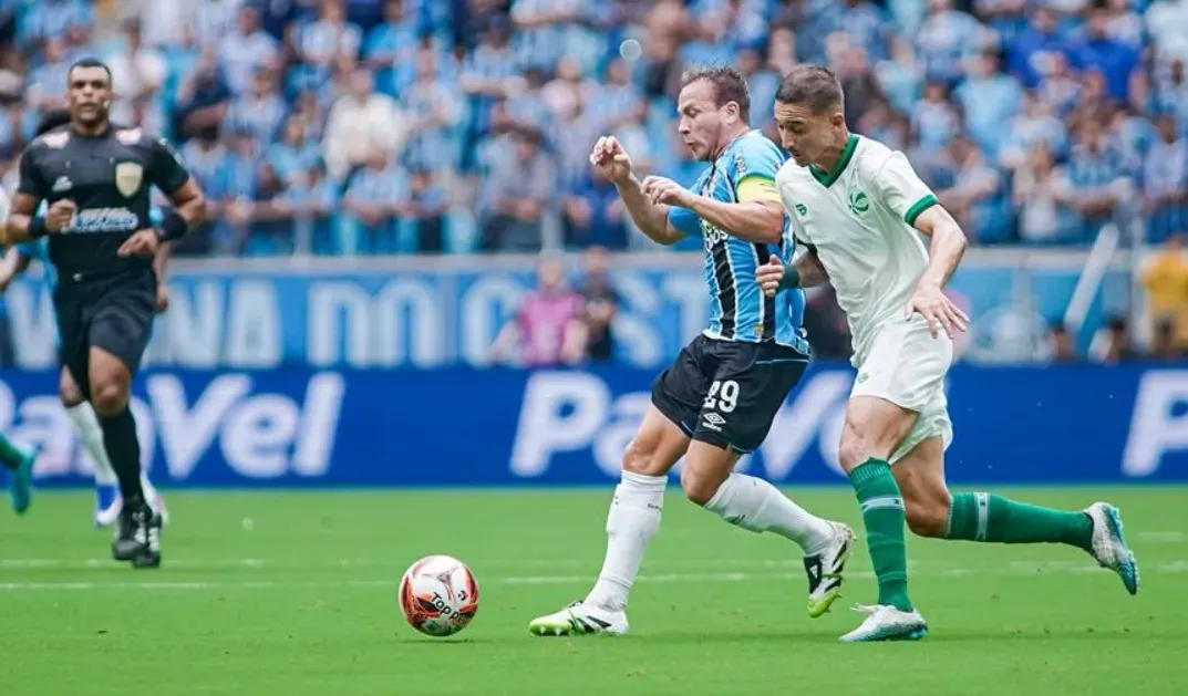 Grêmio sai na frente, mas cede empate ao Juventude e decisão da vaga fica para o Alfredo Jaconi