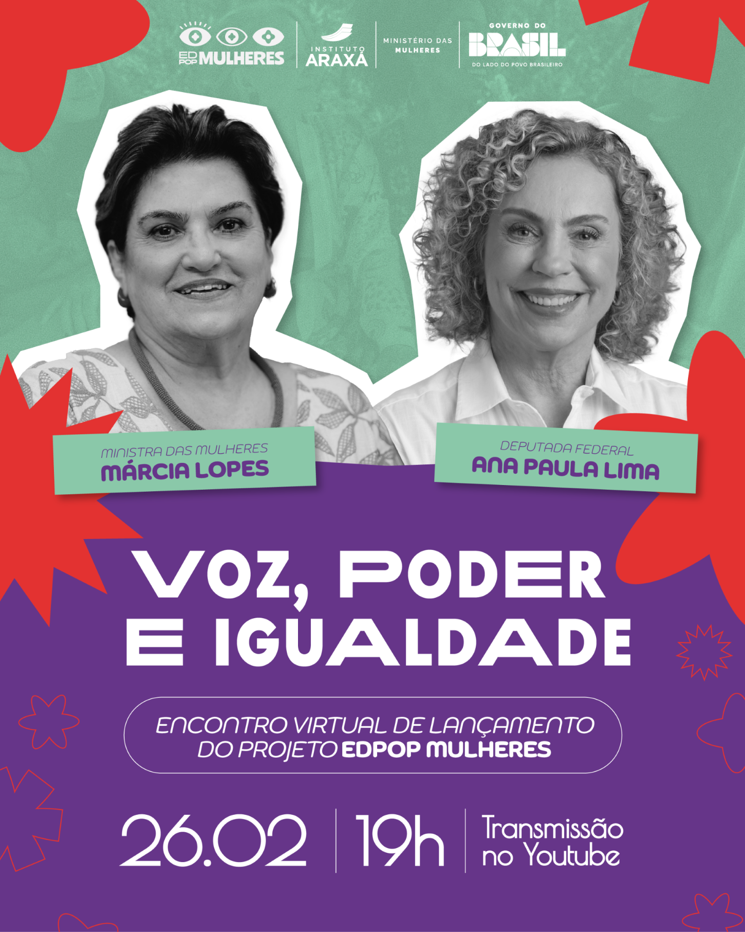 Ministra Márcia Lopes participa de lançamento do projeto catarinense “EDPOP Mulheres: Voz, Poder e Igualdade” nesta quinta-feira (26)