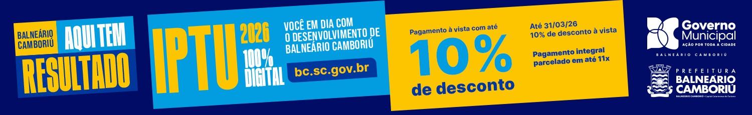 Prefeitura de Balneário Camboriú (Campanha IPTU 2026)