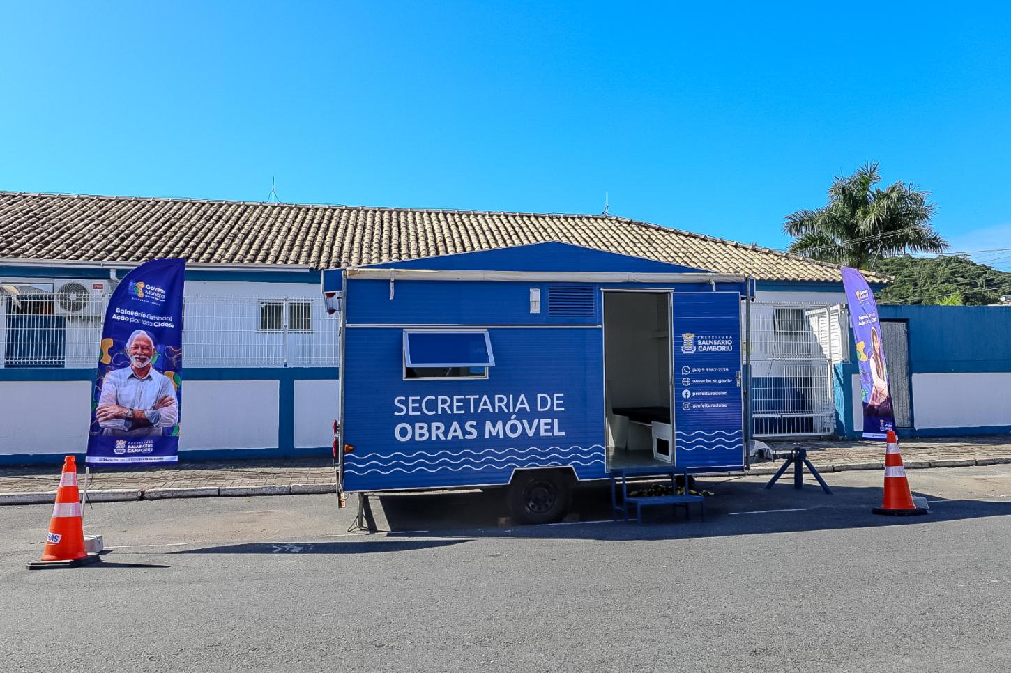 Secretaria de Obras Móvel atendeu a comunidade do Iate Clube