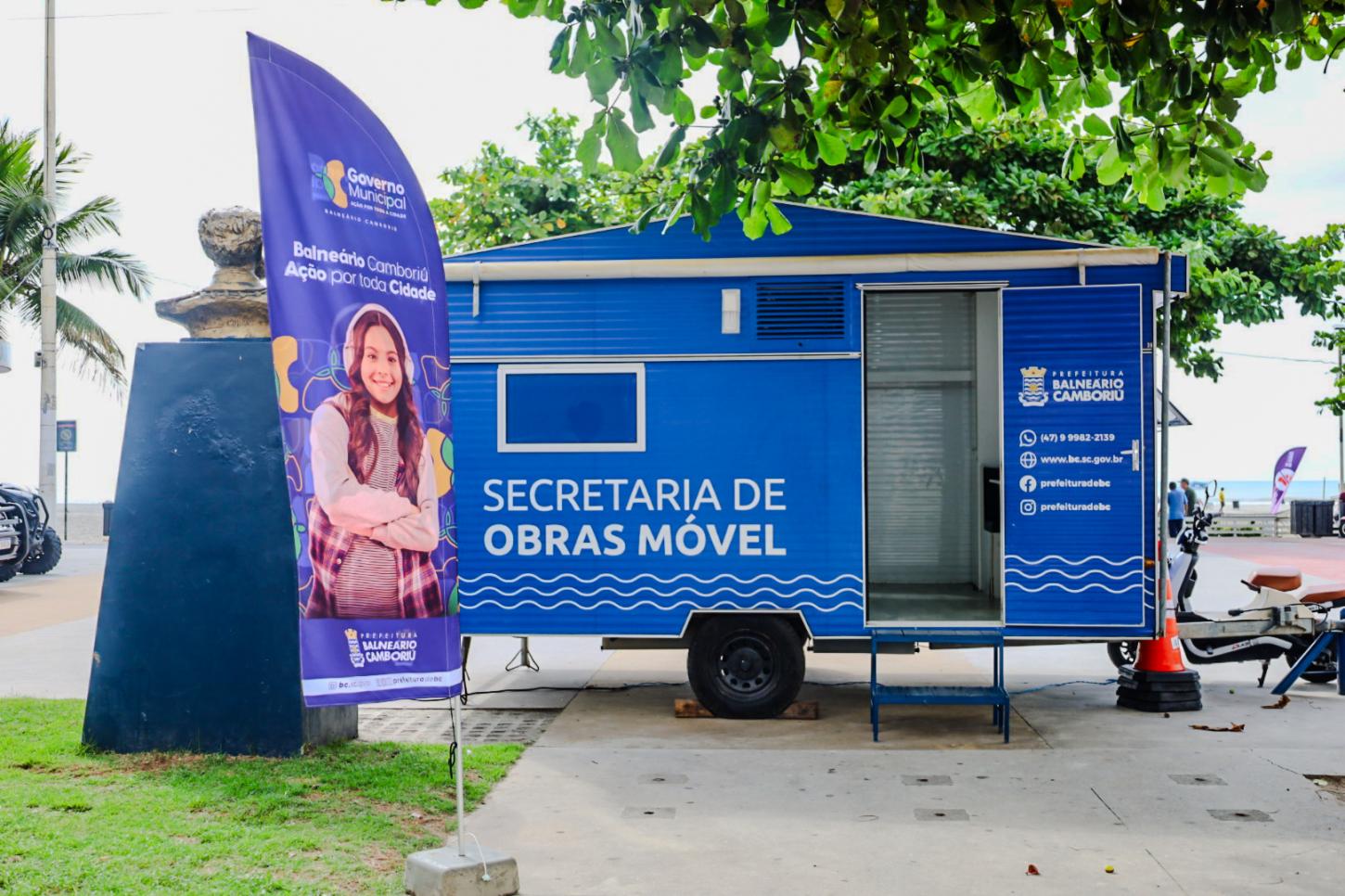 Secretaria de Obras Móvel retoma atendimentos na próxima semana no Centro de Balneário Camboriú