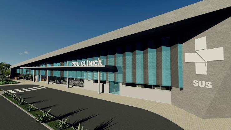 Terreno onde será construída a policlínica de Balneário Camboriú passa por demarcação para retirada de vegetação