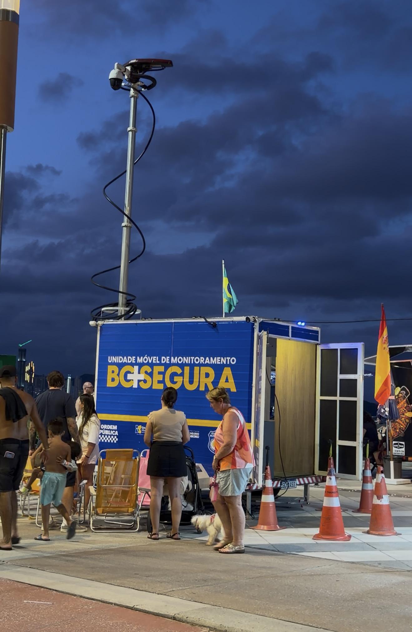 Unidade móvel de monitoramento reforça segurança em Balneário Camboriú até 27 de fevereiro