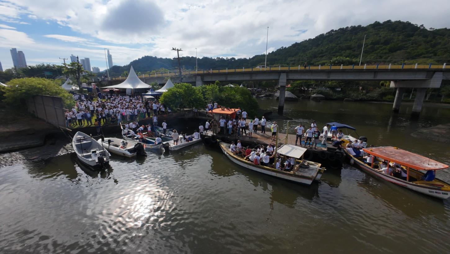 Ação “Todos pelo Rio Camboriú e Afluentes” mobiliza mais de mil voluntários