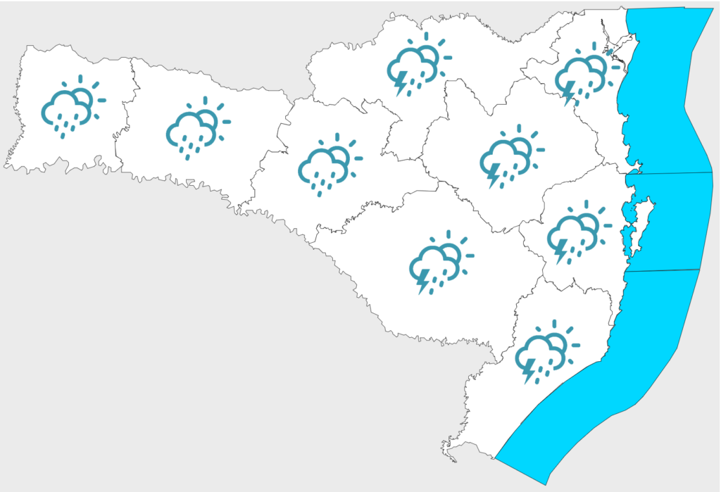Outono começa com sol e calor em Santa Catarina