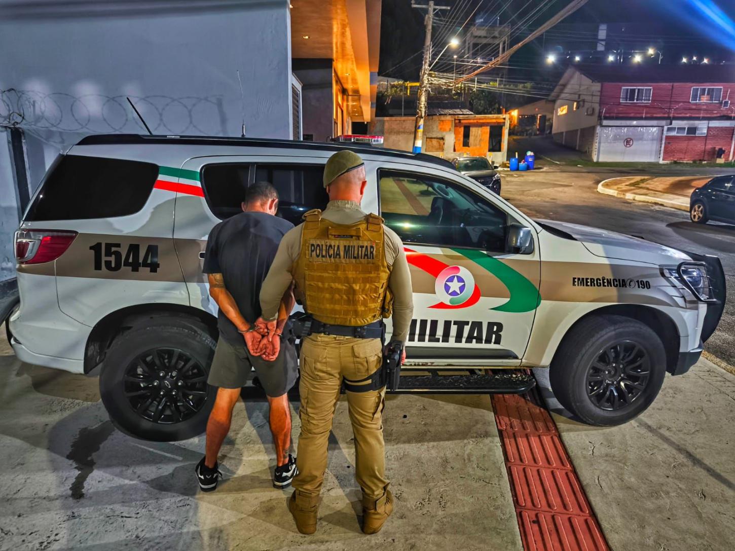 Polícia Militar captura homem que matou irmão em Balneário Camboriú