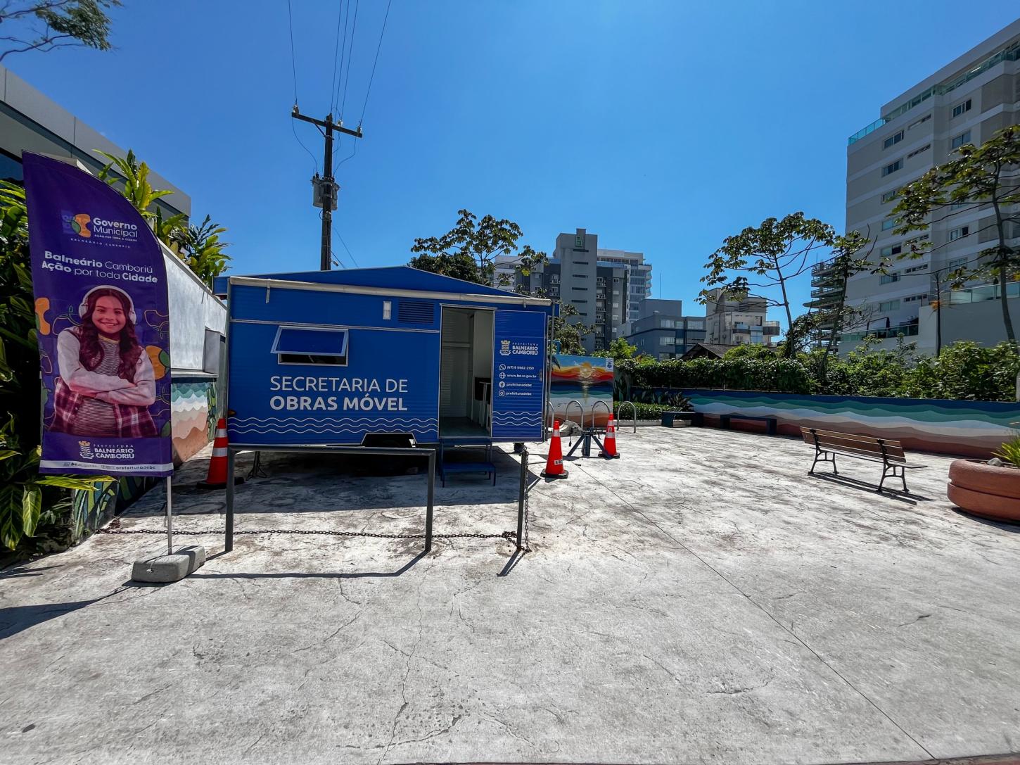 Secretaria de Obras Móvel atendeu a comunidade no Bairro Praia dos Amores