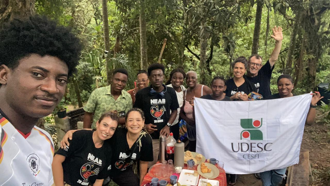 UDESC Balneário Camboriú visita comunidade quilombola Morro do Boi e fortalece diálogo com o território