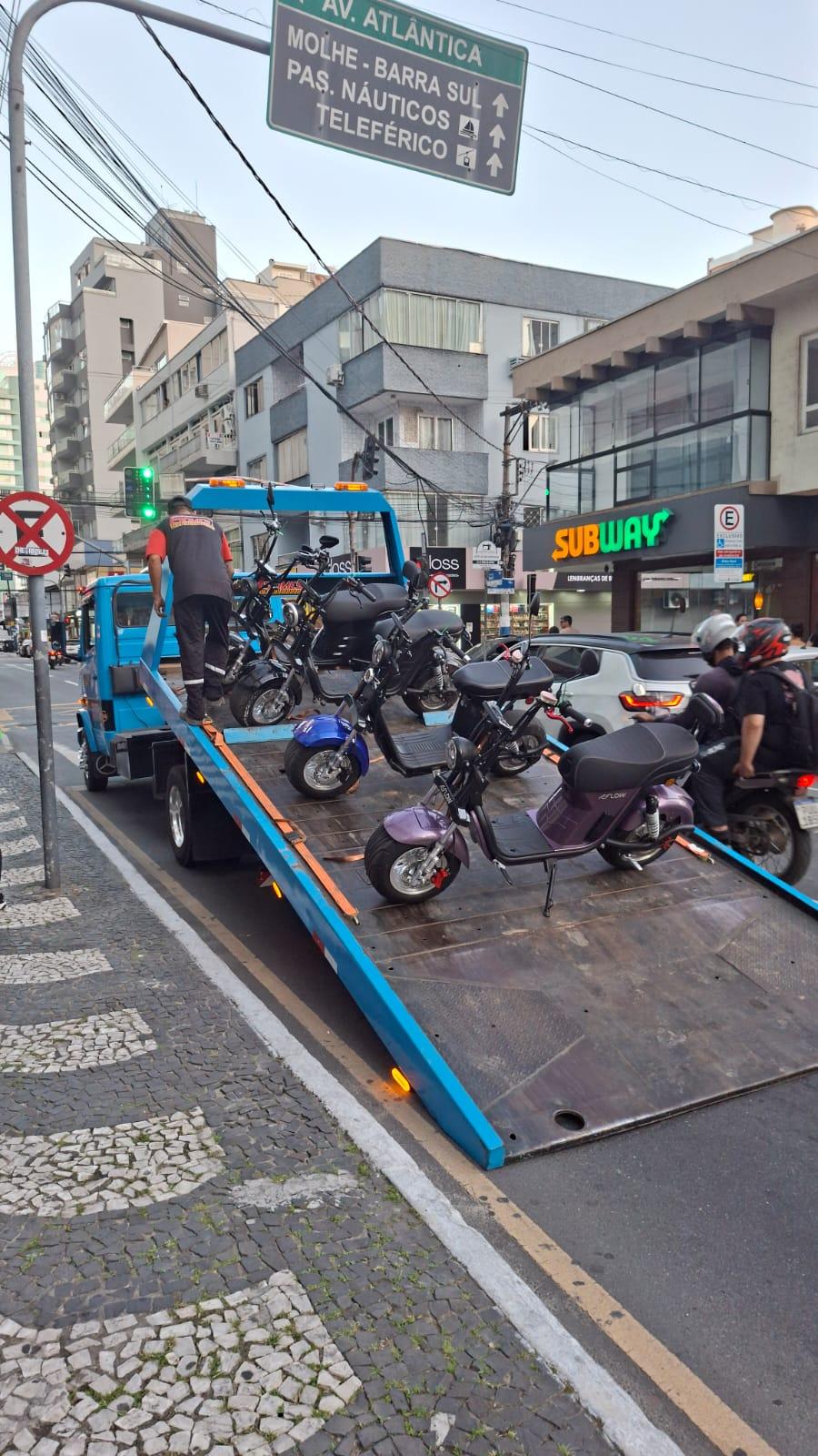 Balneário Camboriú intensifica fiscalização de veículos autopropelidos