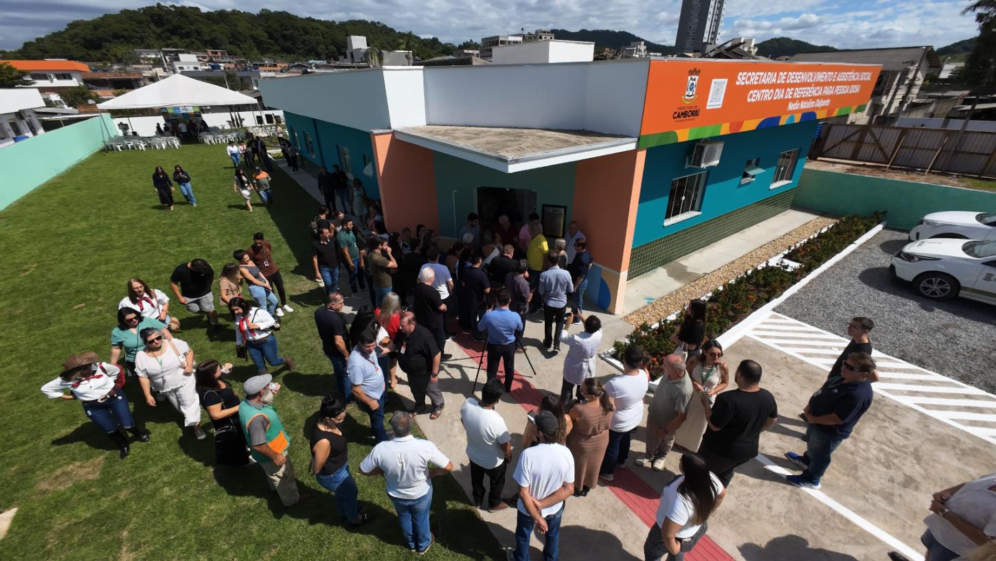 Camboriú inaugura Centro-Dia do Idoso que abre as portas para fortalecer a assistência social