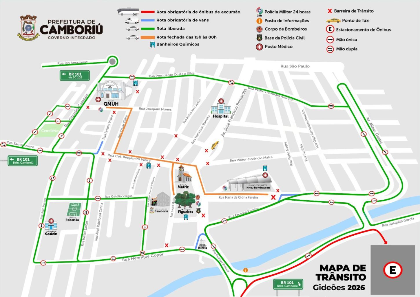 DEMUTRAN define alterações no trânsito para o Congresso dos Gideões 2026