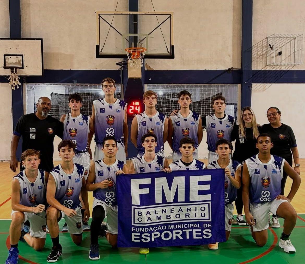 Equipe de Basquetebol de Balneário Camboriú assume segunda posição no Campeonato Catarinense Sub-17 Masculino