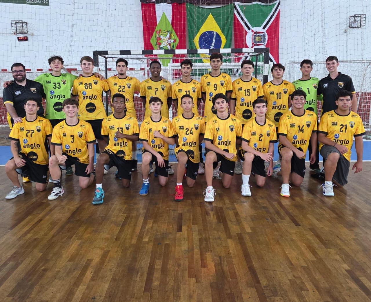 Equipe masculina de Balneário Camboriú estreia com vitória na Liga SC Juvenil de Handebol