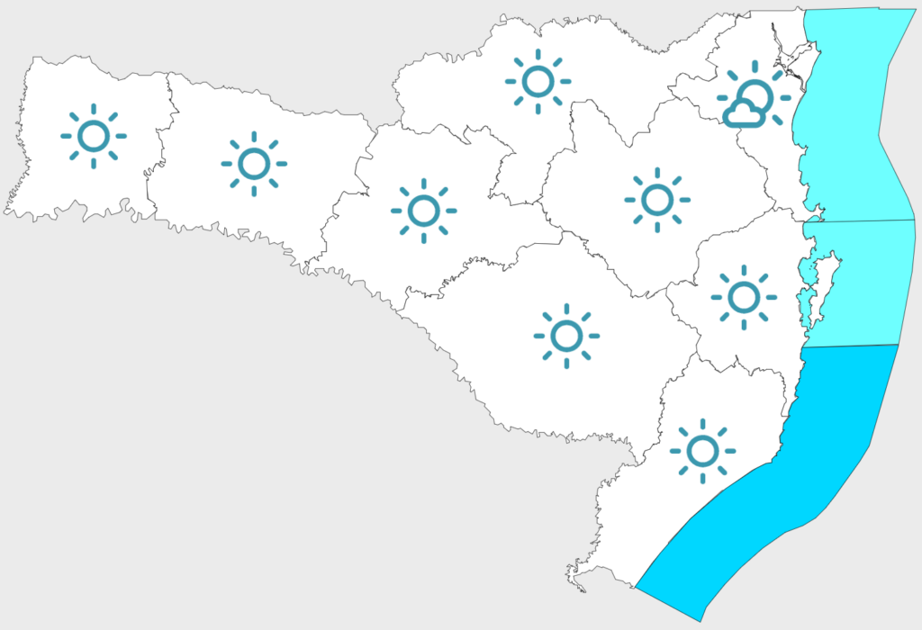 Início de semana de sol e tardes mais quentes