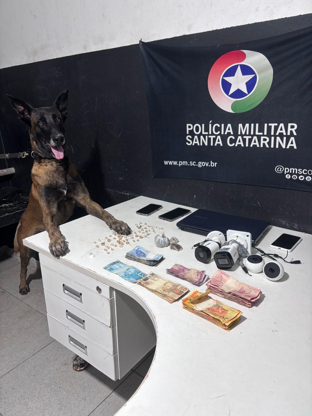 Operação policial resulta na prisão de oito homens e apreensão de drogas no bairro Cidade Nova