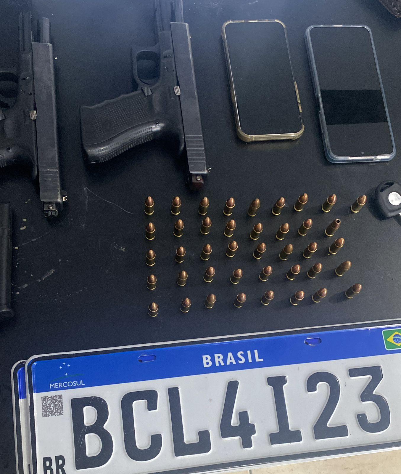 Polícia Militar frustra homicídio planejado e prende três homens armados em Balneário Camboriú