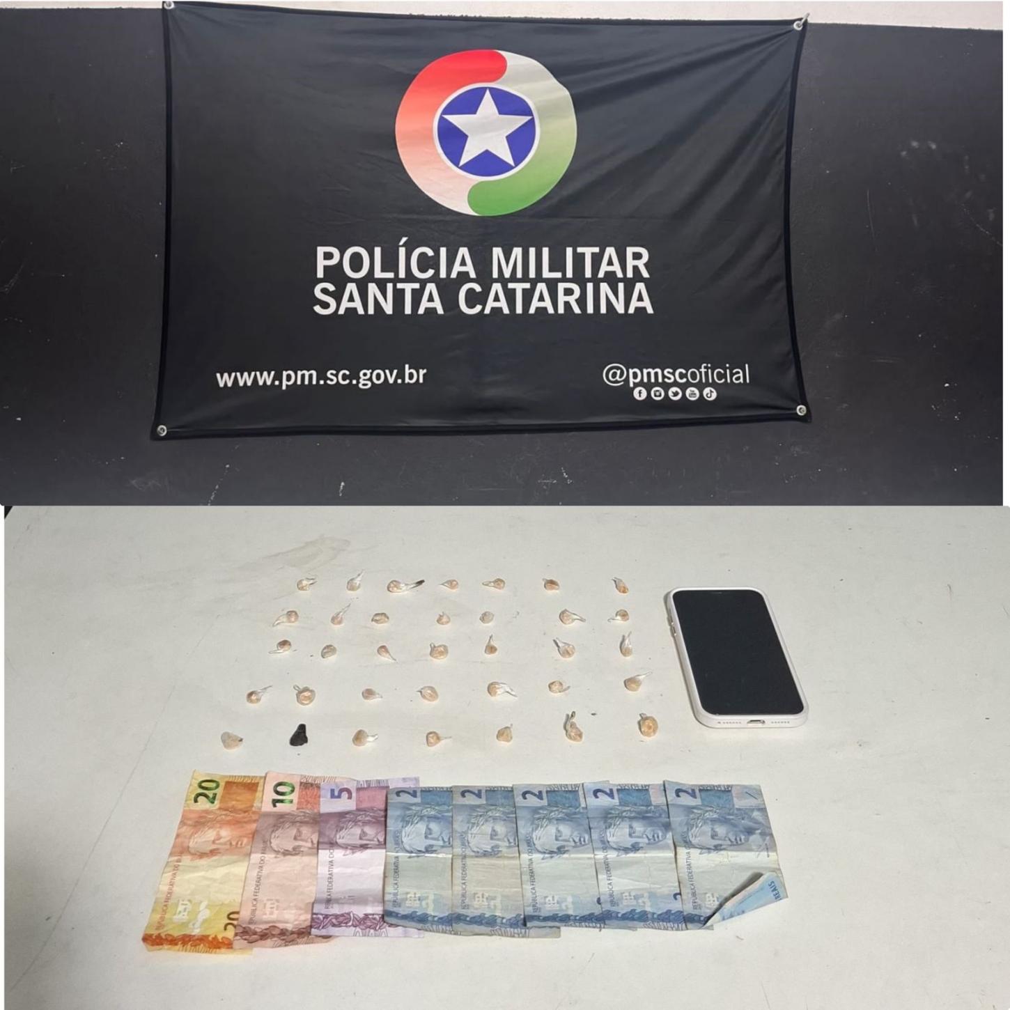 Polícia Militar prende jupla por tráfico de drogas e corrupção de menor no bairro Cordeiros