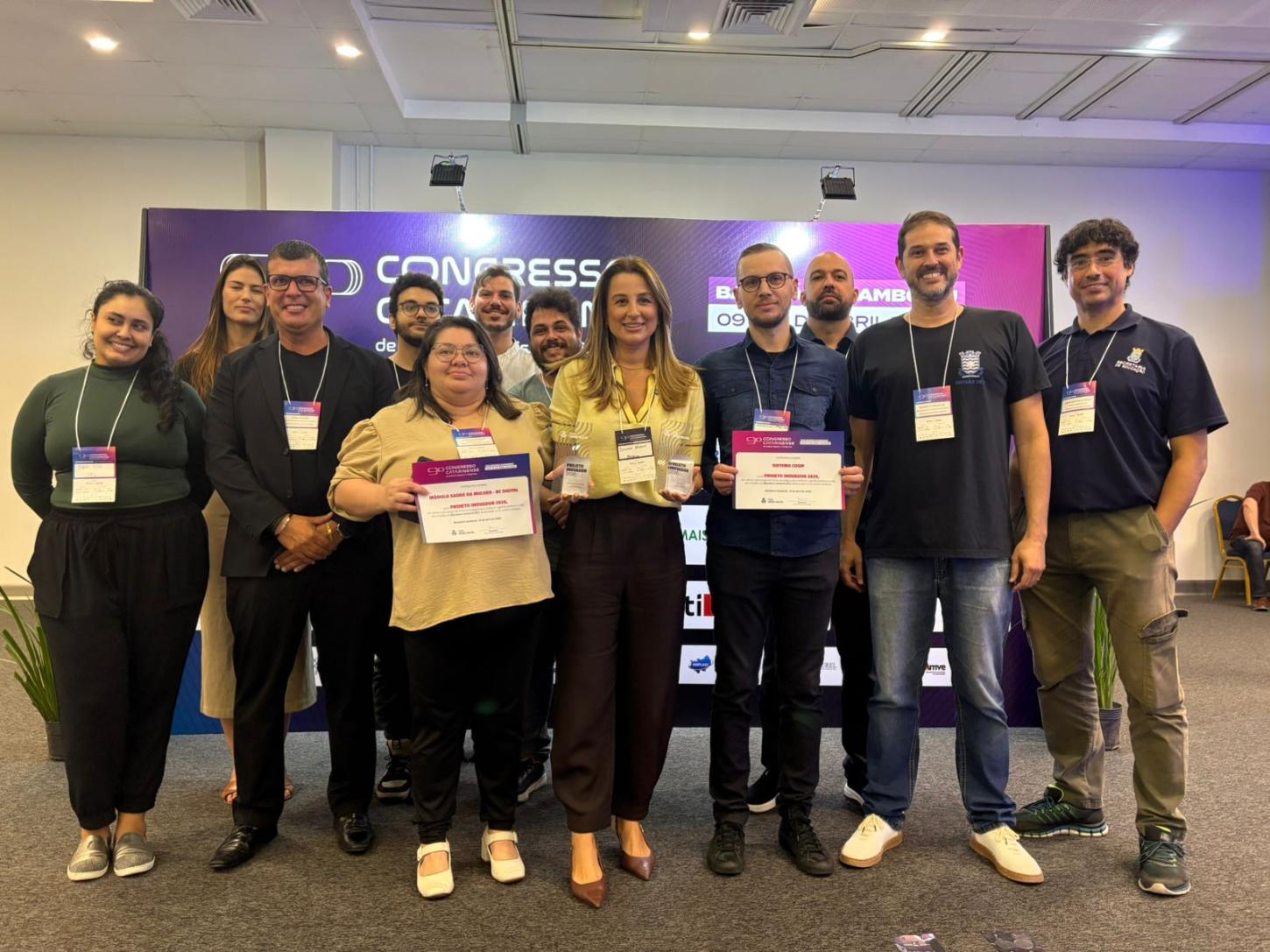 Projetos de Balneário Camboriú são premiados no 9º Congresso Catarinense de Cidades Digitais e Inteligentes