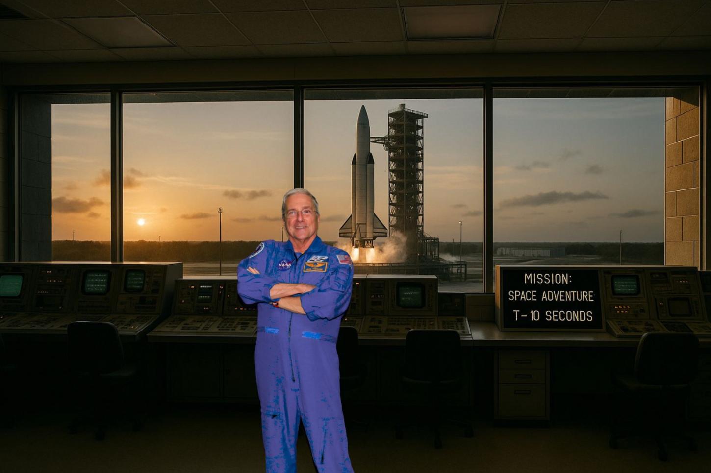 Astronauta da NASA com mais de mil horas no espaço visita Space Adventure em Balneário Camboriú