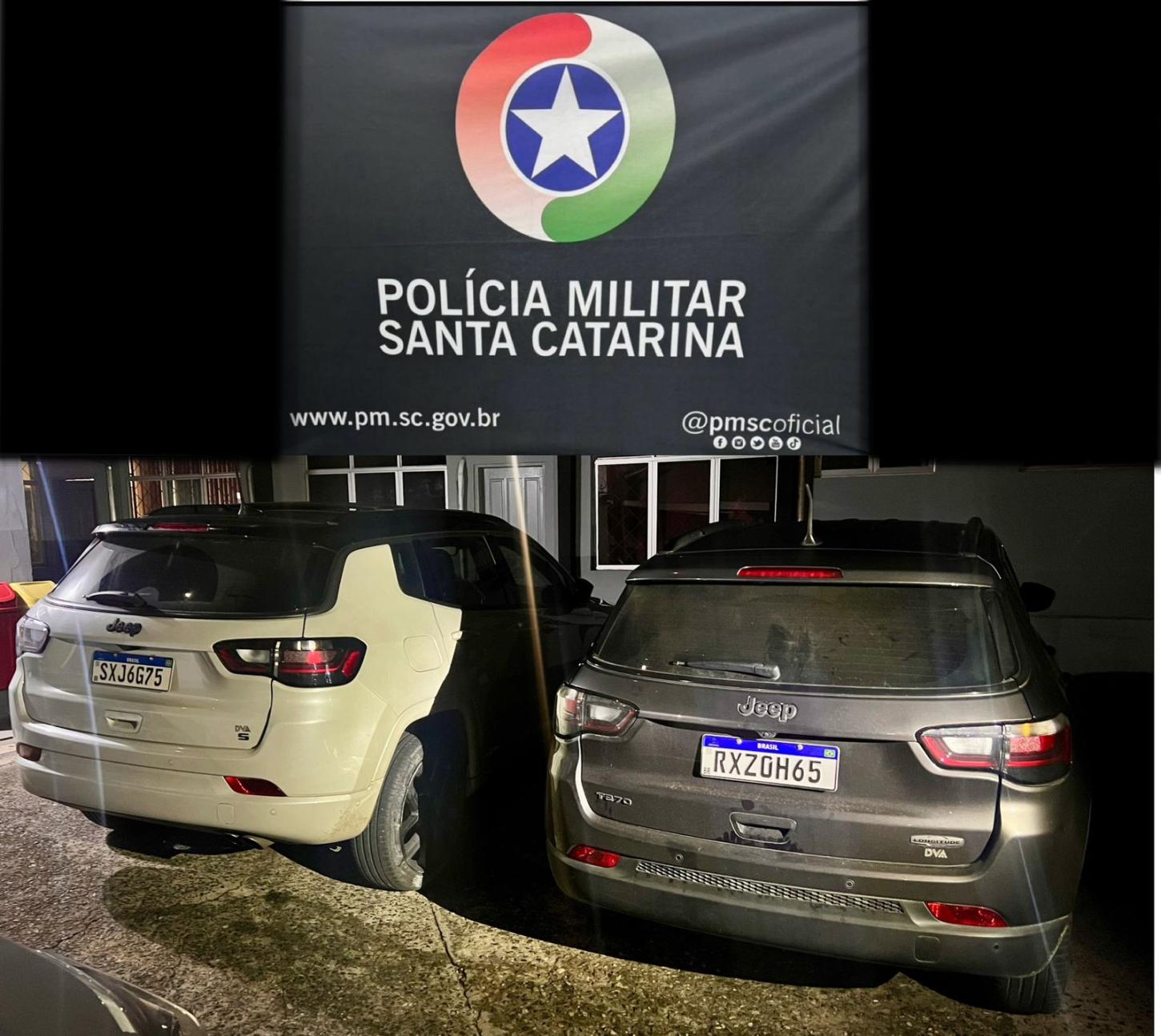 Cinco pessoas foram presas pela Polícia Militar envolvidos com roubo de veículos e receptção 