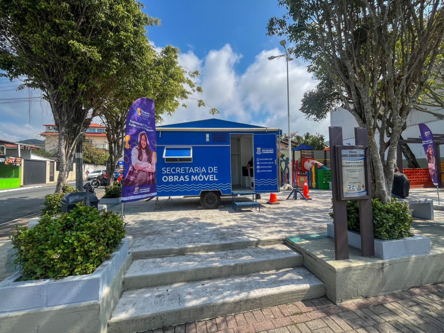 Comunidade do Bairro das Nações registrou demandas na Secretaria de Obras Móvel