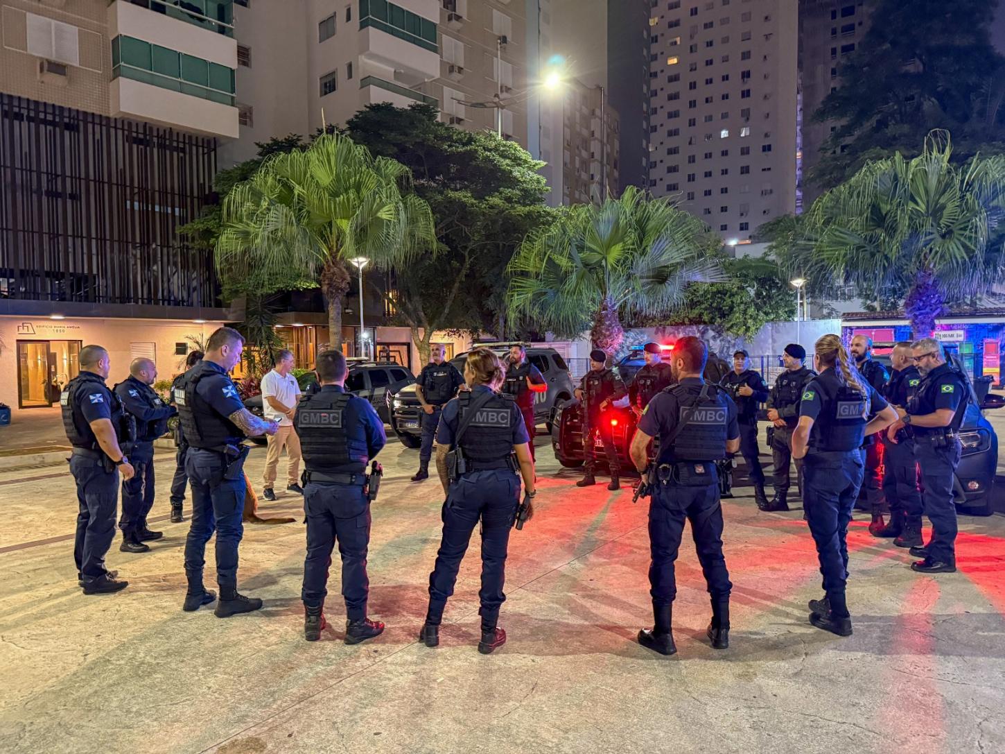 Forças de segurança de Balneário Camboriú iniciam Operação Dia do Trabalhador