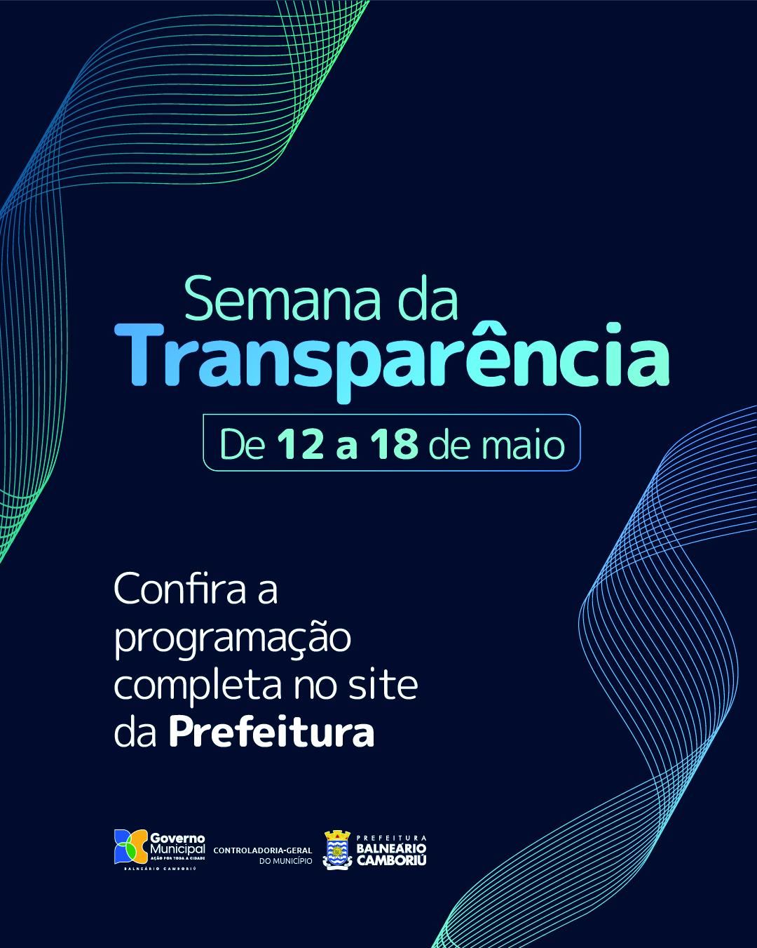 Prefeitura de Balneário Camboriú promove Semana da Transparência e Combate à Corrupção