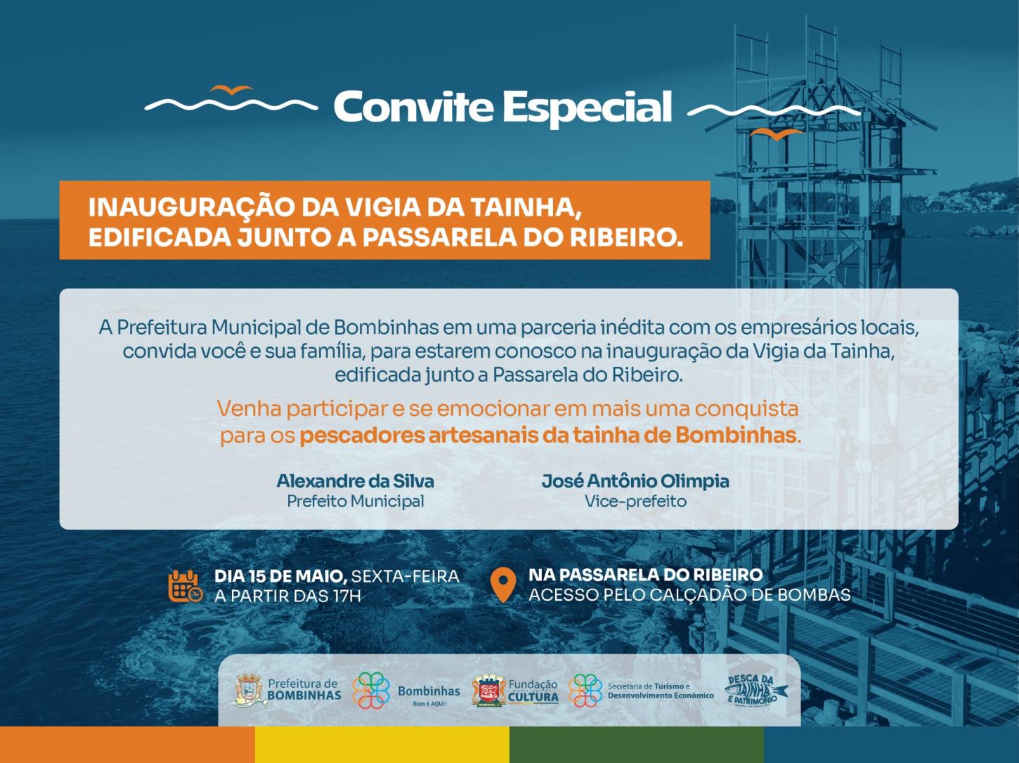 Prefeitura de Bombinhas inaugura Vigia da Tainha na Passarela do Ribeiro nesta sexta-feira