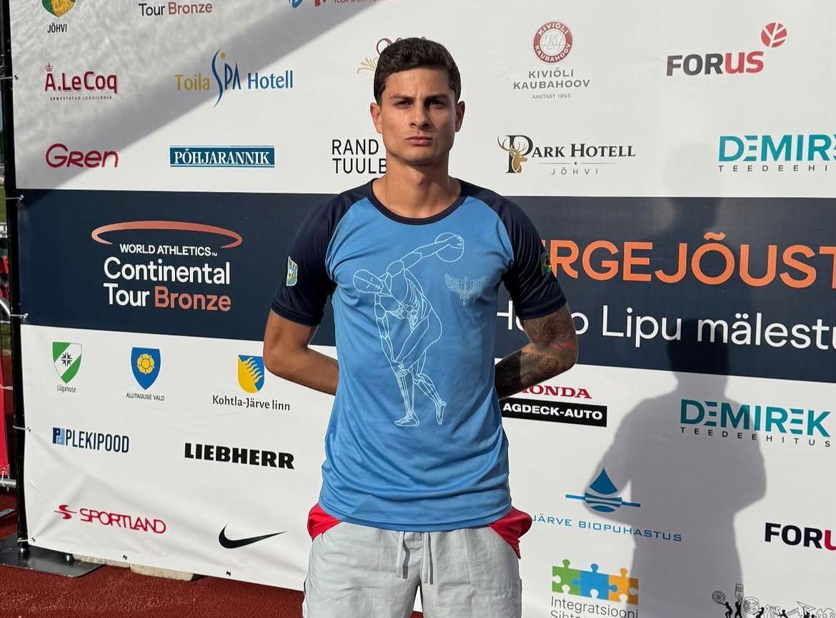Atleta de Balneário Camboriú fica entre os melhores em meeting internacional na Estônia