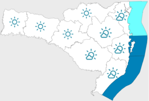 Fim de semana com sol e noites frias em Santa Catarina 