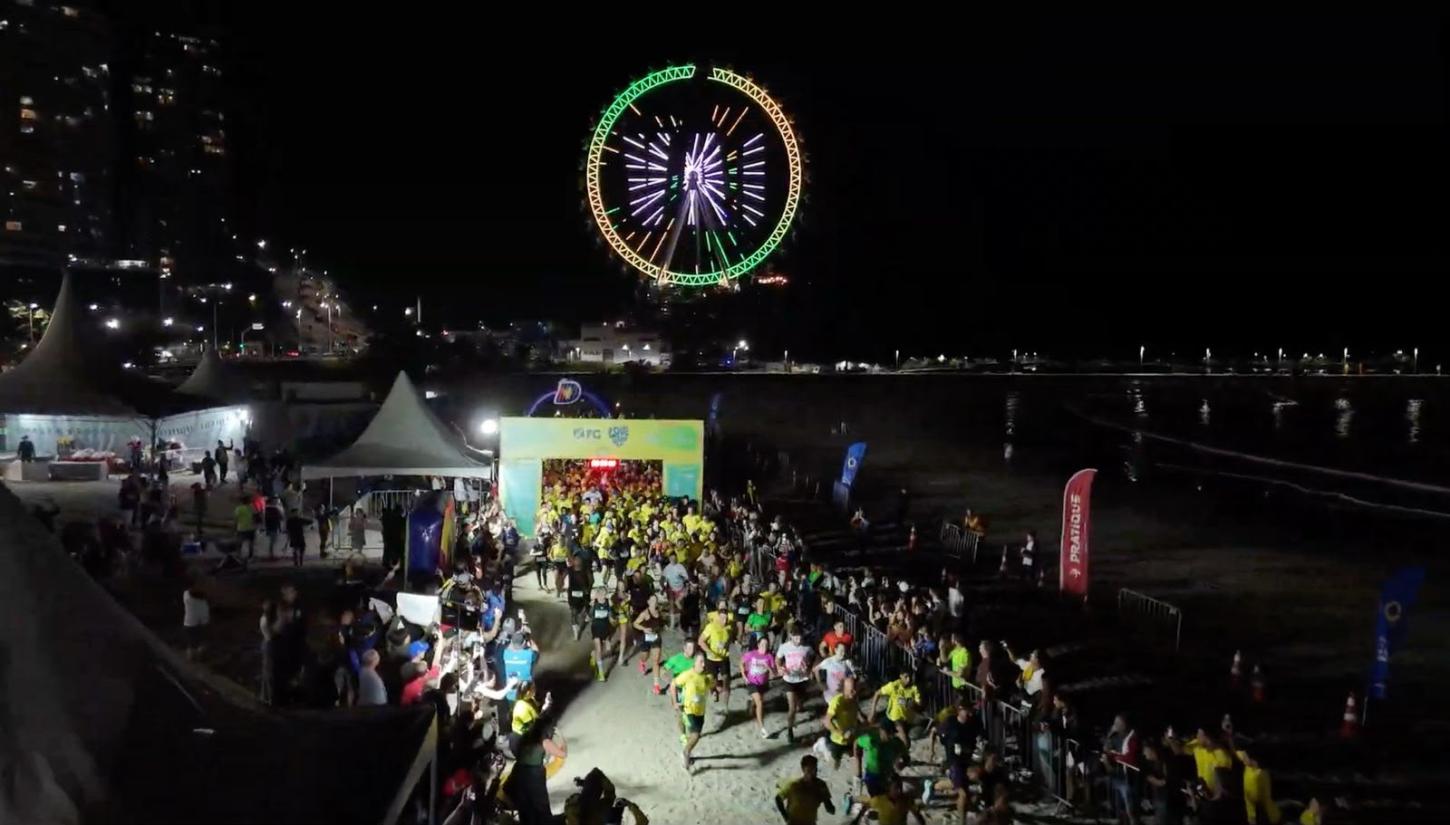 Love Run BC reúne quase mil atletas em noite de superação, recorde e até pedido de casamento