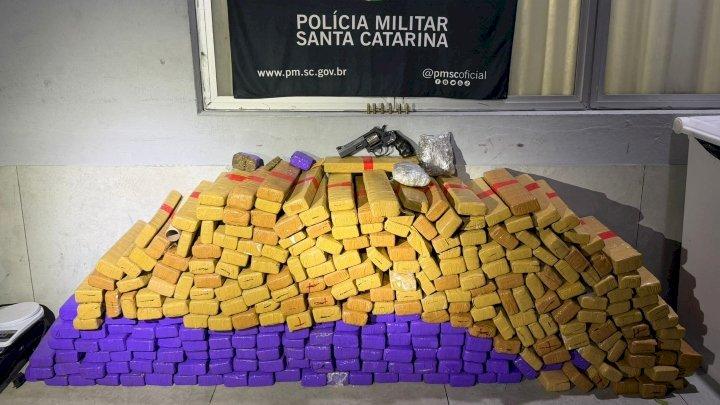 Mais de uma tonelada de maconha é apreendida em diferentes regiões do Estado no fim de semana  