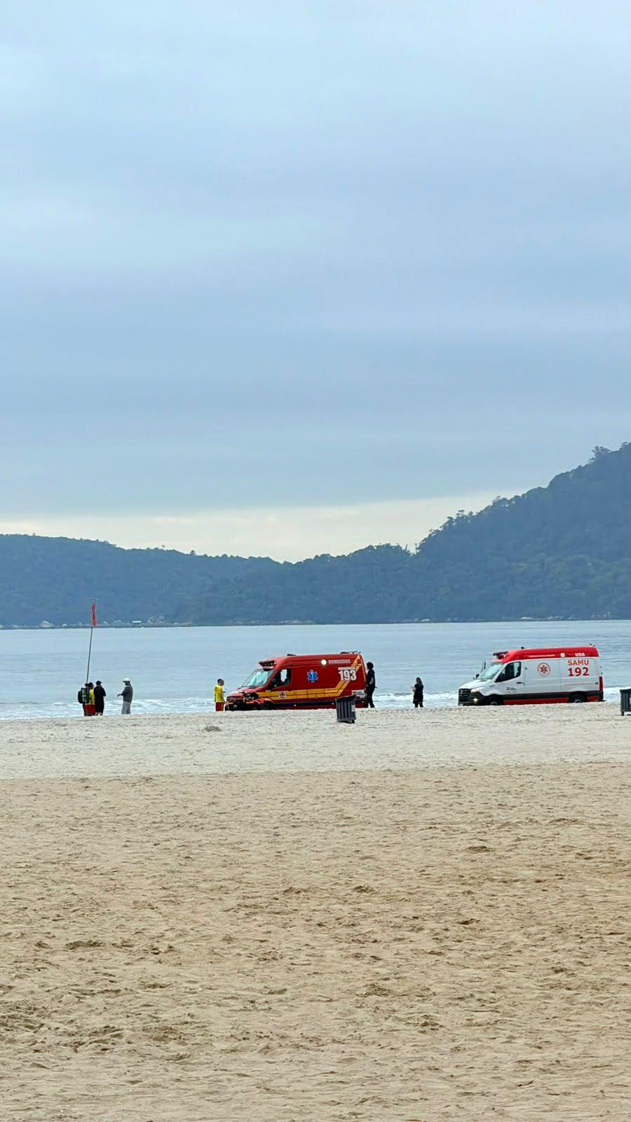 Morte por afogamento é registrada na Praia Central de Balneário Camboriú