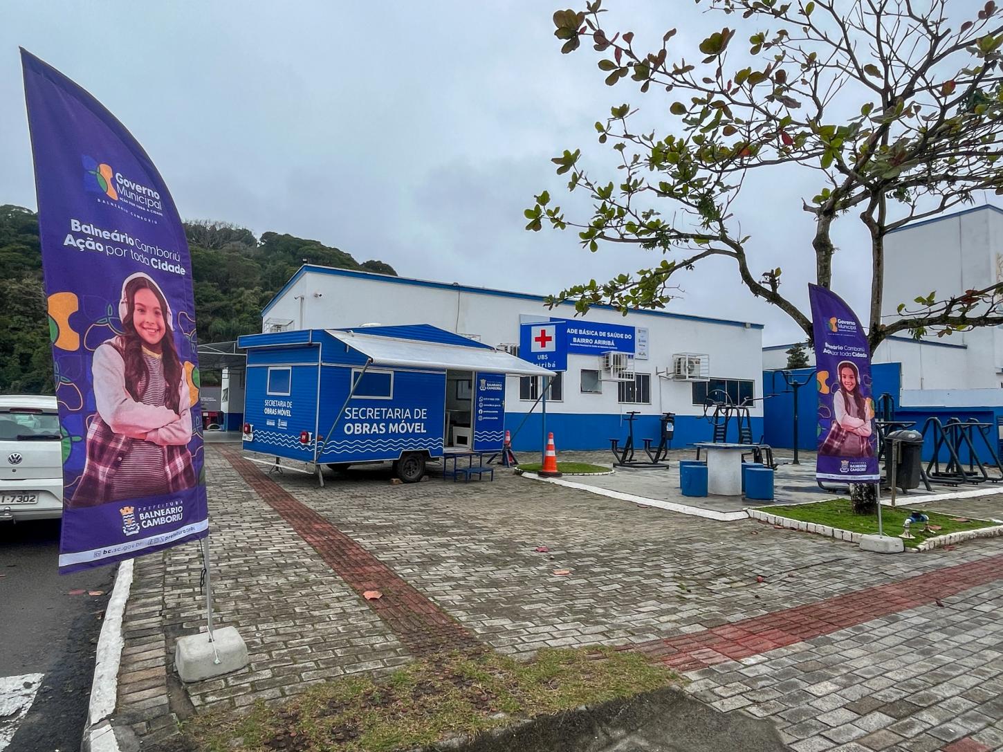 Secretaria de Obras Móvel está no Ariribá nesta semana