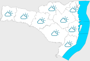 Semana fria e com geada em Santa Catarina 