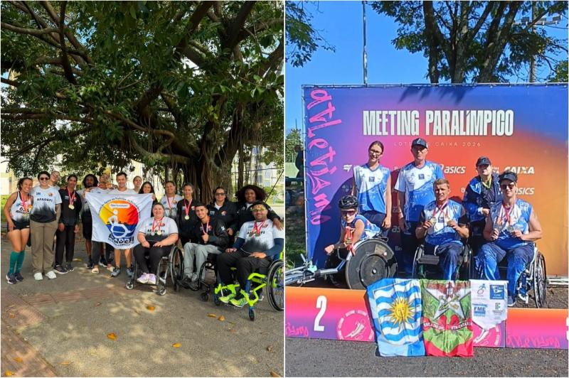 Atletas de Balneário Camboriú garantem mais de 60 medalhas no Meeting Paralímpico em Florianópolis