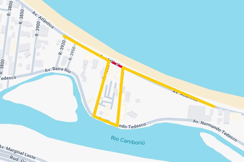 Avenida Atlântica tem interdição parcial para avanço da obra de reurbanização