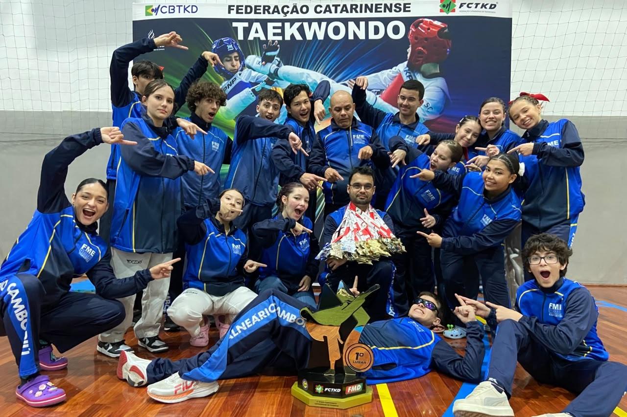 Balneário Camboriú conquista 31 medalhas na 2ª etapa Catarinense de Taekwondo