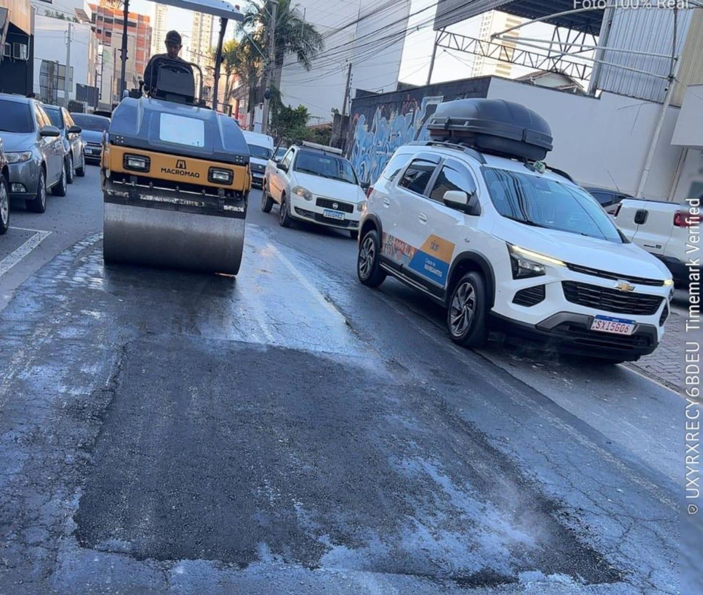 Emasa realiza repavimentação em bairros de Balneário Camboriú nesta segunda-feira