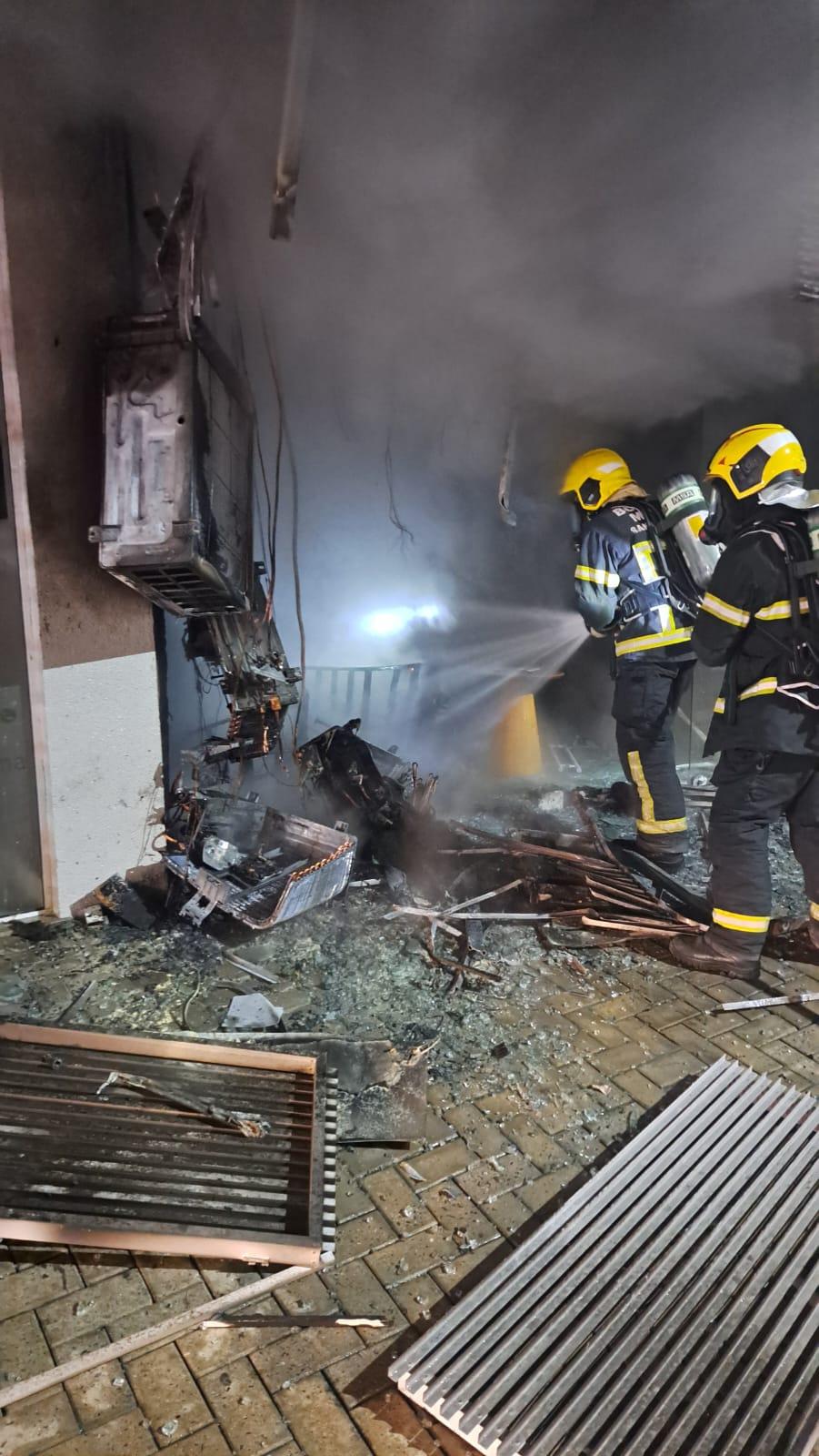Incêndio criminoso é registrado em escritório de Itapema 