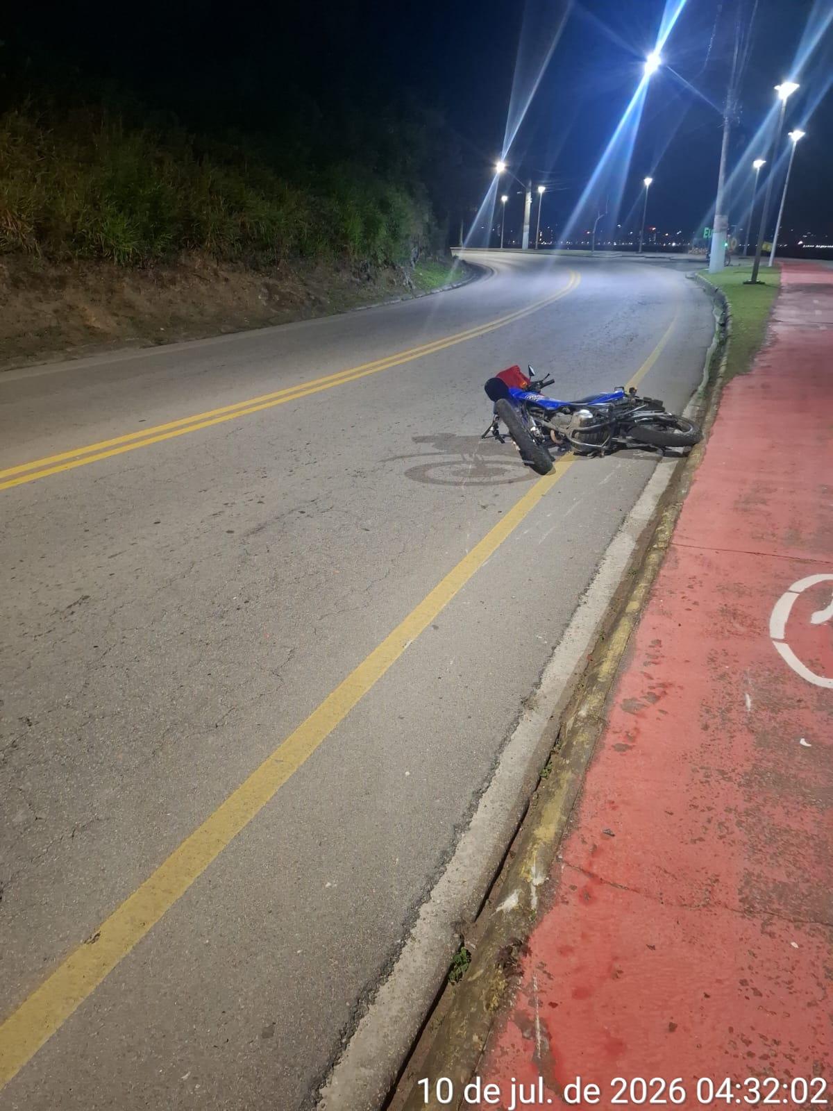 Motociclista morre em acidente na madrugada desta sexta-feira 