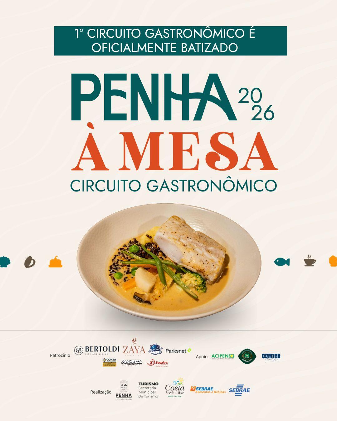 Penha estreia no calendário de festivais gastronômicos de Santa Catarina com o Penha à Mesa