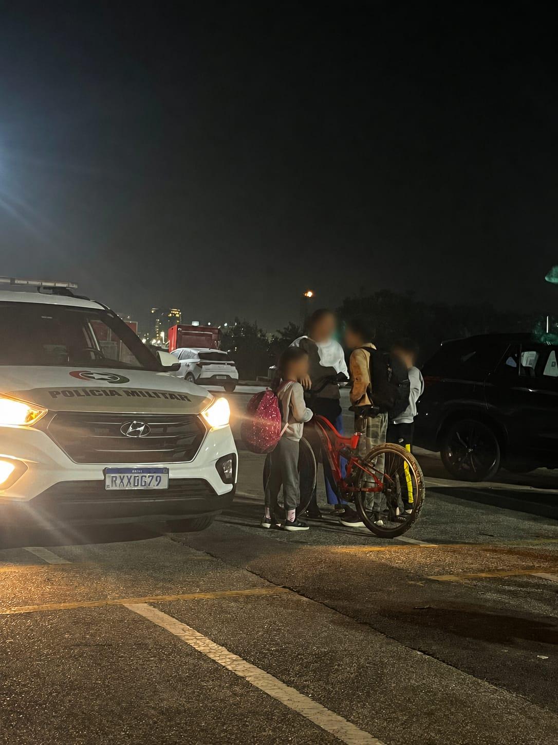 Polícia Militar localiza três crianças desaparecidas em Itajaí 