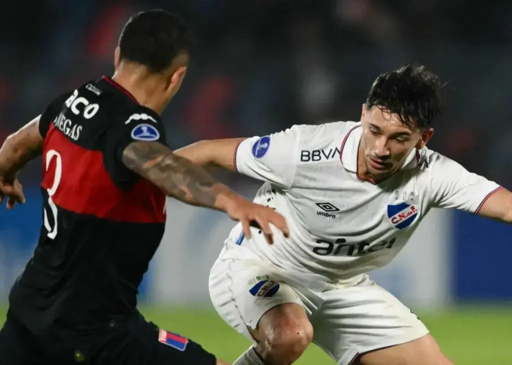 Tigre-ARG Nacional-URU: Argentinos levaram a melhor no agregado após perderem (Foto: Divulgação – Conmebol)