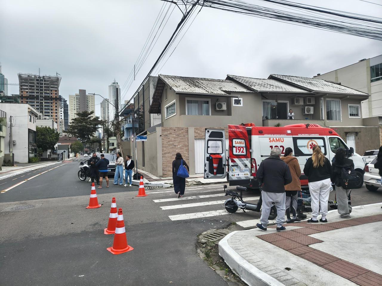 Agentes de Trânsito atendem acidente com vítima nas ruas 3110, 2070 e na Vila Real - Confira as alterações de trânsito nesta quarta-feira