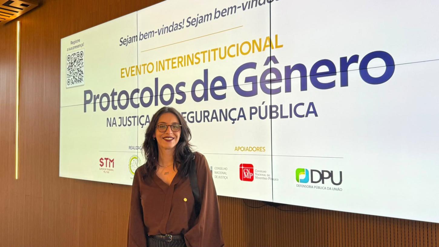 Deputada Carolline Sardá (PSOL) participou do evento interinstitucional “Protocolos de Gênero na Justiça e na Segurança Pública”