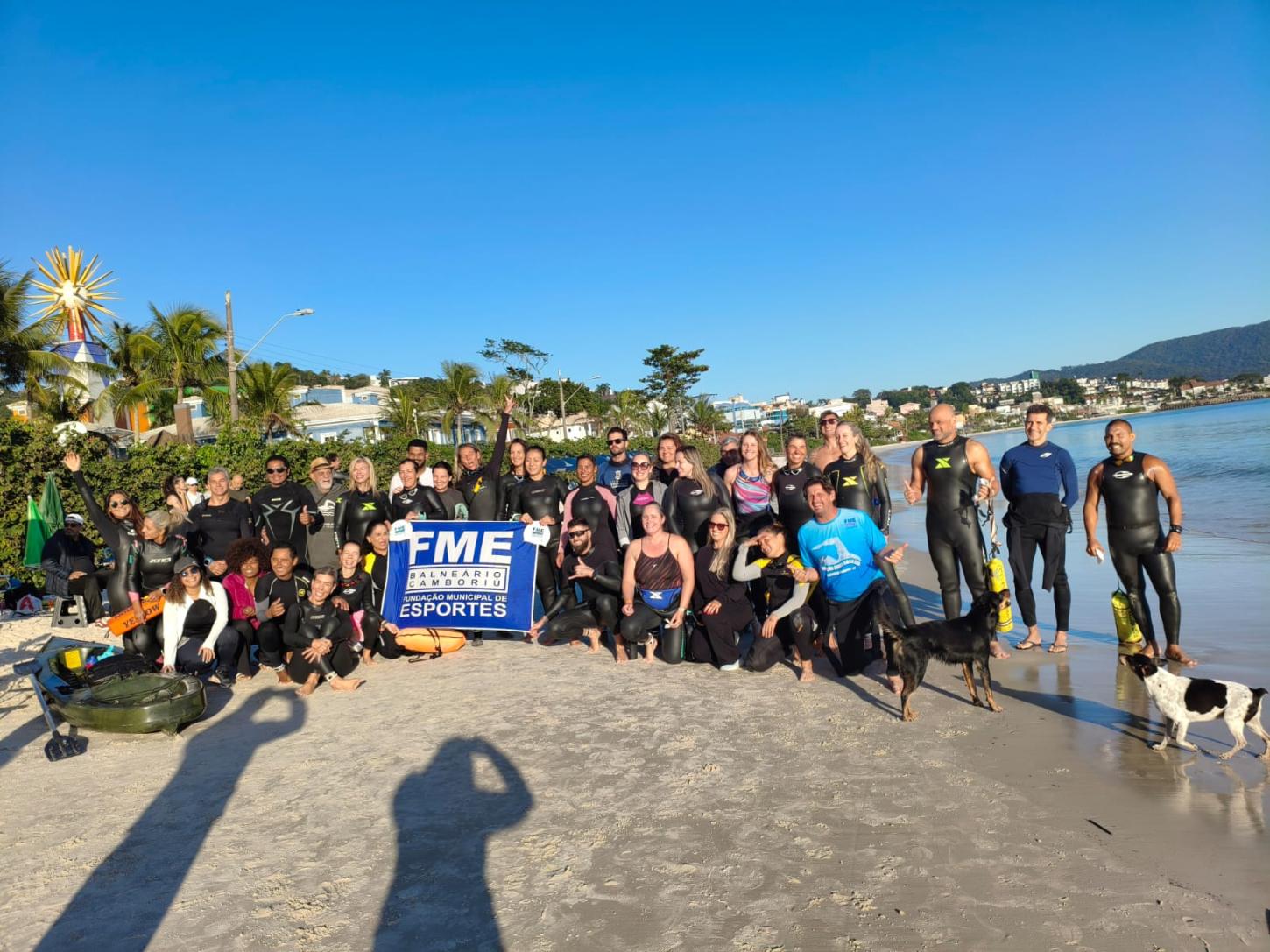 Equipe de natação de Balneário Camboriú se destaca e garante pódios na Travessia do Caraolho