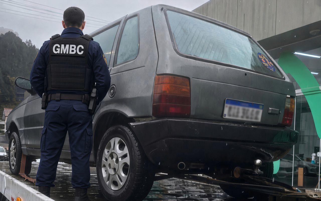 Guarda Municipal recupera veículo furtado em menos de 24h 